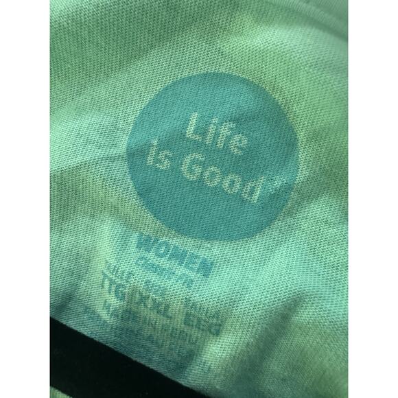 NWT Life is Good Womens XXL Hello Sunshine Watering Can Vneck Tshirt Top #5821 - Picture 8 of 12